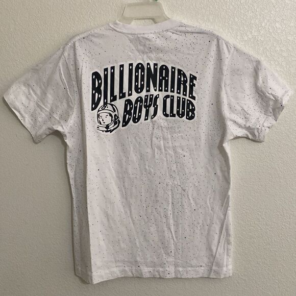 BILLIONAIRE BOYS CLUB Astronaut Logo, Splatter all over Single Stitch T Shirt L - Picture 3 of 5
